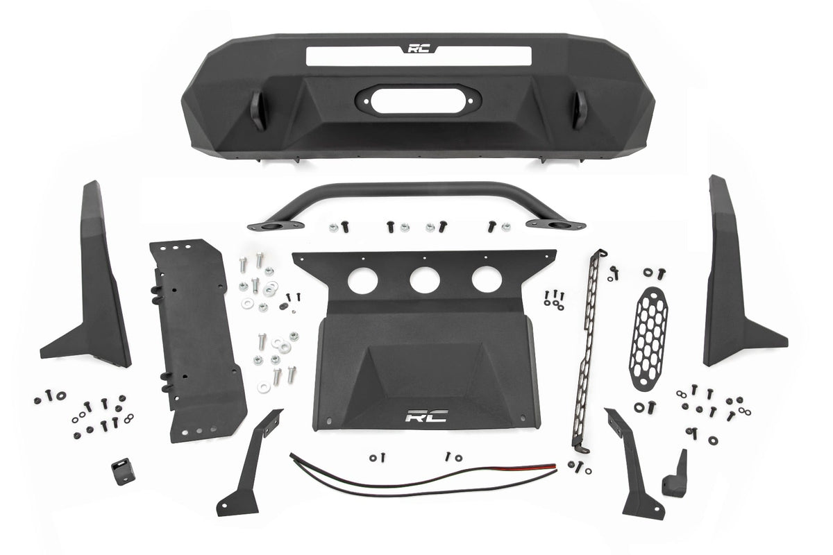 Front Bumper | High Clearance | 12000-Lb Pro Series Winch | Synthetic Rope Toyota Tacoma 4WD (16-23) - Bumpers (Image 6 of 6)