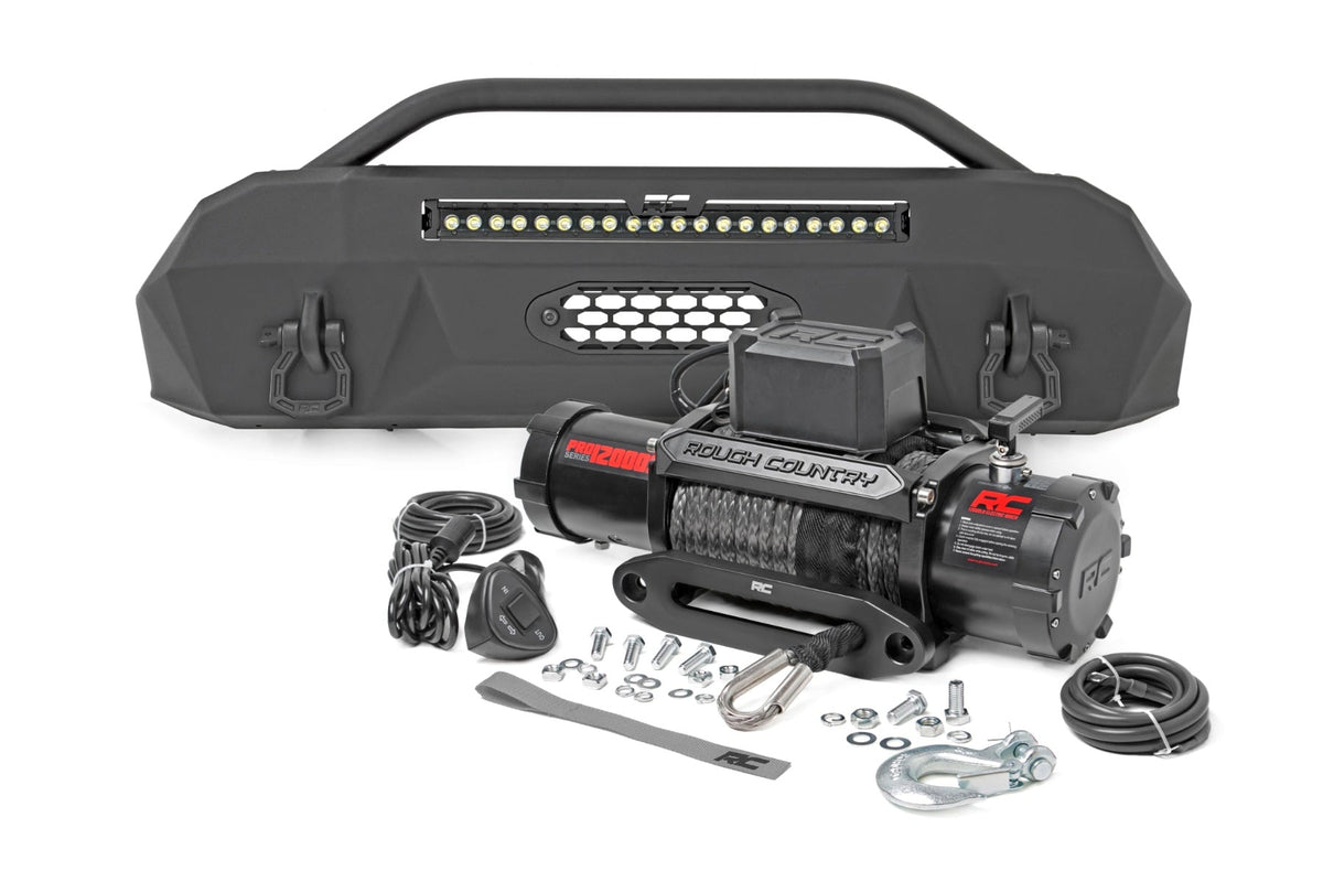 Front Bumper | Hybrid | 20" Blk LED | 12000S | Toyota Tacoma 2WD/4WD (16-23) - Bumpers (Image 1 of 6)