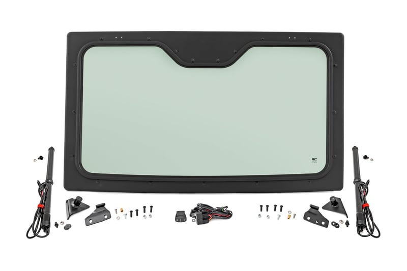 RC Electric Tilt Windshield | Glass | Can-Am Defender HD8/HD9/HD10 (manufacturer page)
