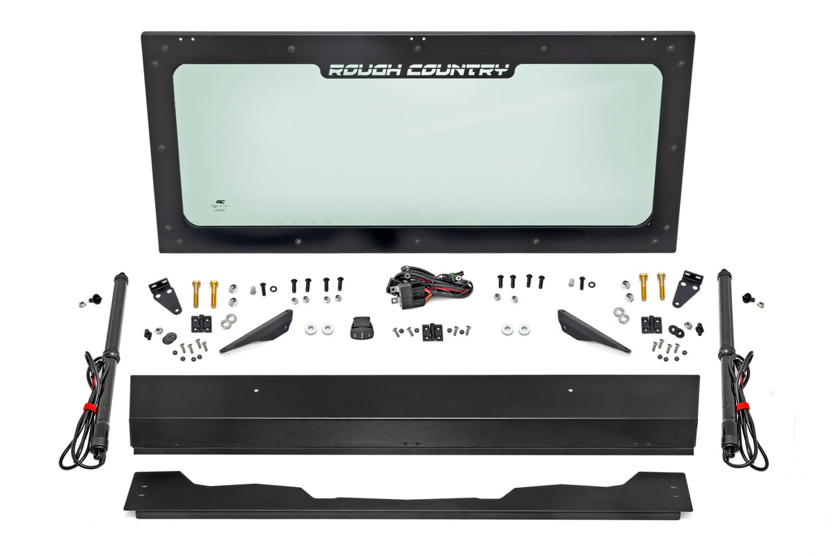 Electric Tilt Windshield | Glass | Honda Pioneer 1000 - Windshields (Image 6 of 6)