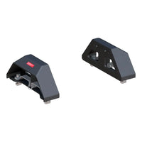 CURT 16024 Puck 5th Wheel Legs, Select Silverado, Sierra HD, 8' Bed, 30K, Carbide Black