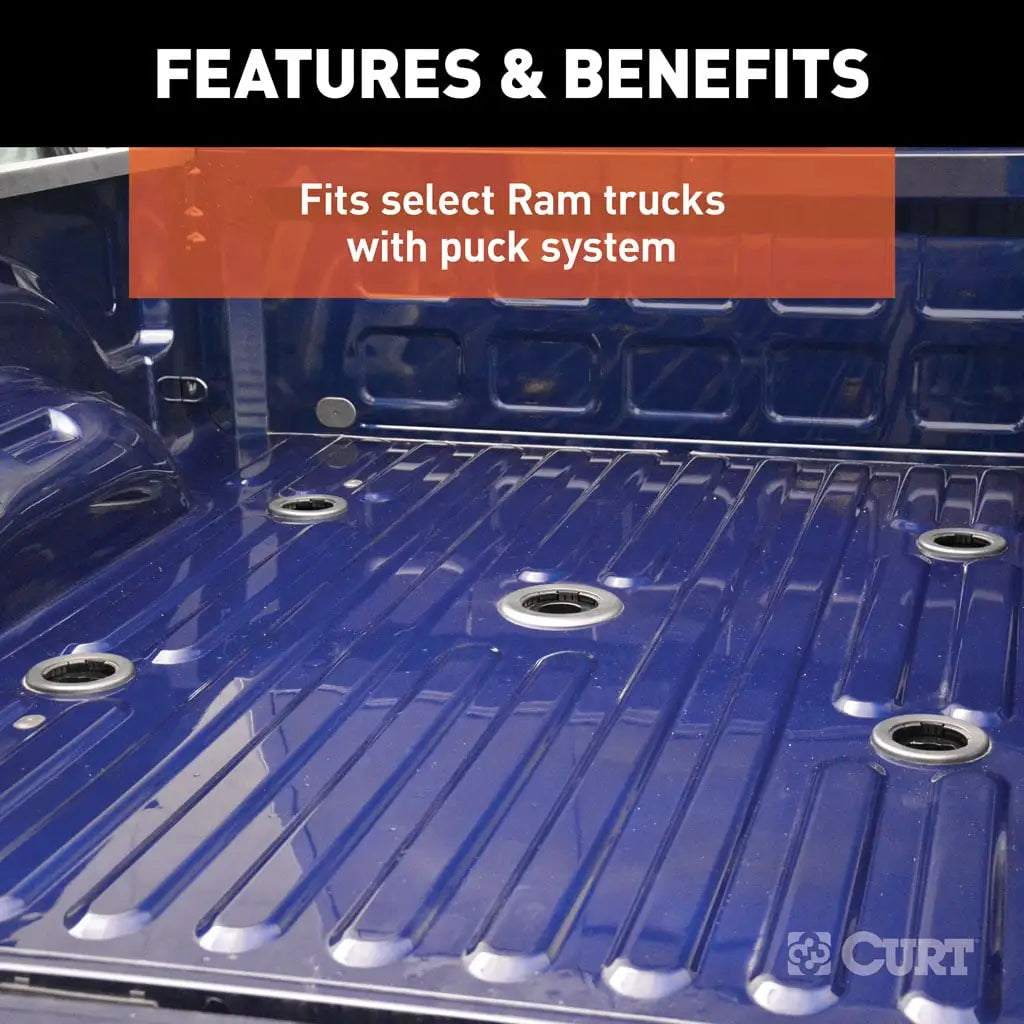CURT 16046 A25 5th Wheel Hitch, Select Ram 2500, 3500, 8' Bed Puck System