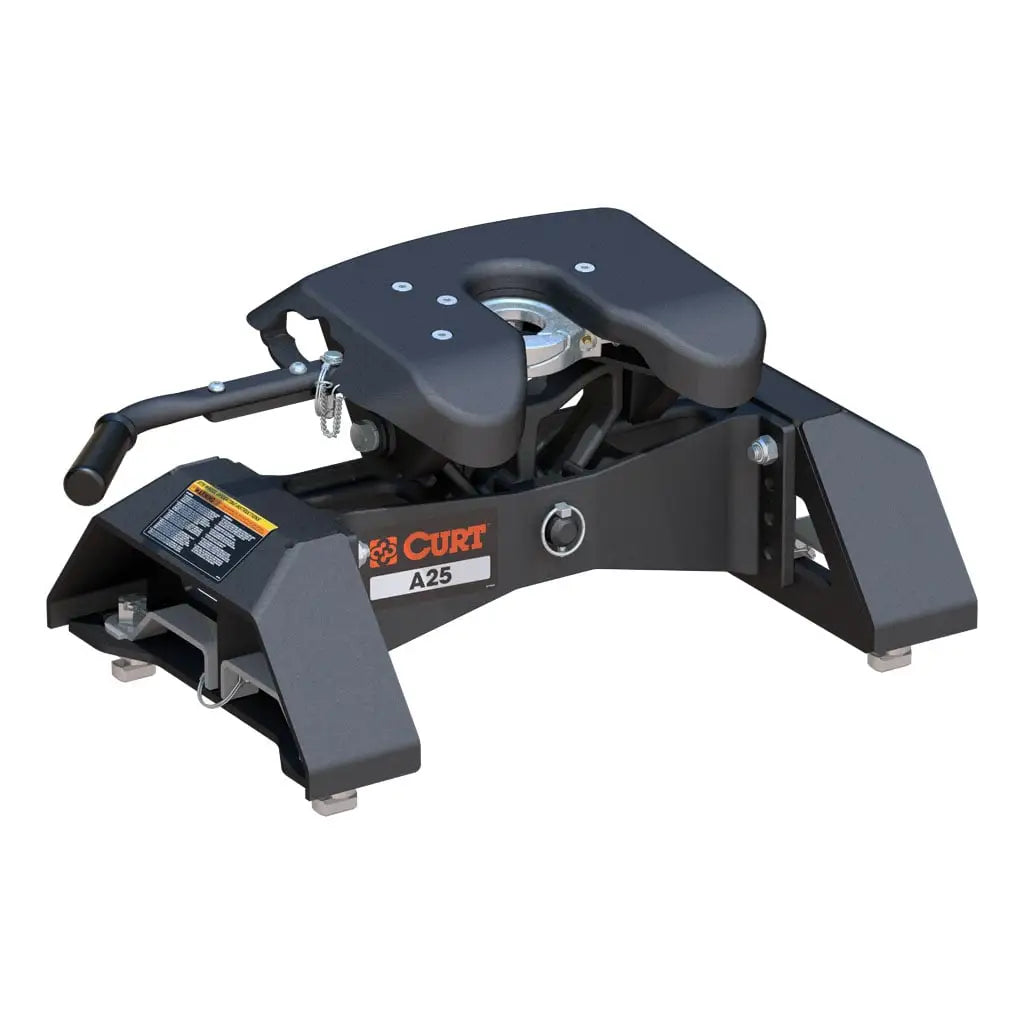 CURT 16093 A25 5th Wheel Hitch, Select Silverado, Sierra 2500, 3500 HD, 8' Bed Puck System