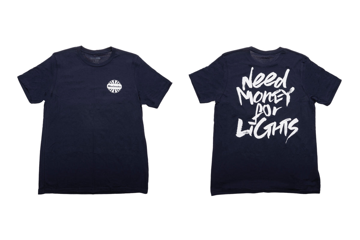 Shirt: Morimoto Blue/White (Need Money / XL) - Swag (Image 1 of 6)