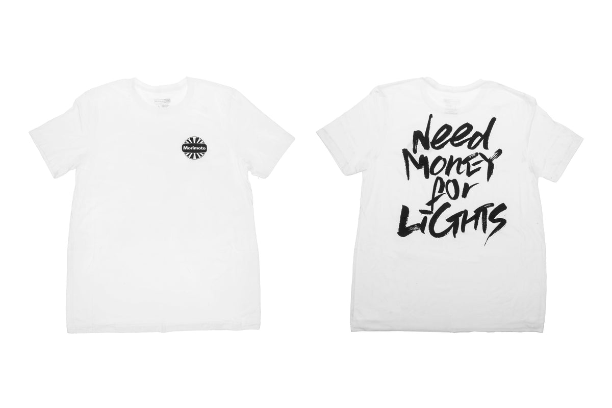 Shirt: Morimoto White/Black (Need Money / S) - Swag (Image 1 of 6)