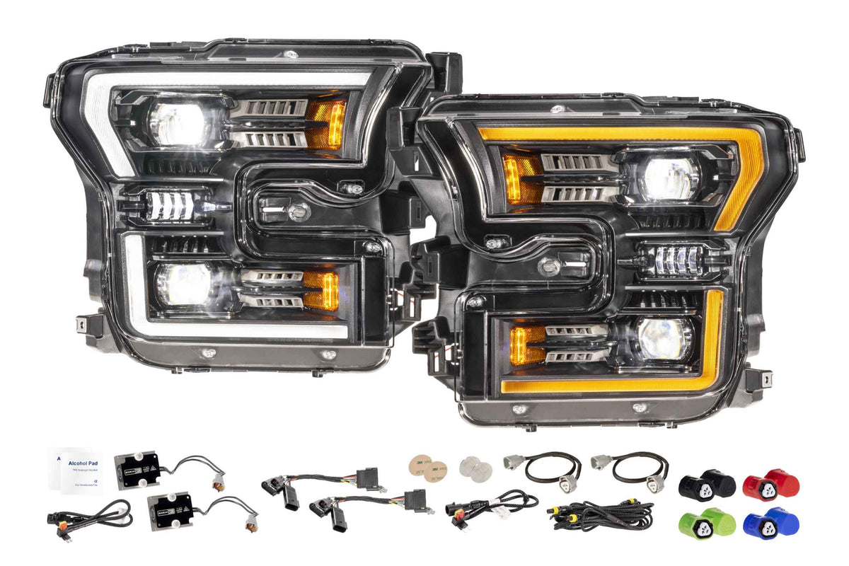 XB Evo Headlights: 15-17 Ford F-150 / 17-20 Raptor (Set) - Headlights (Image 1 of 6)