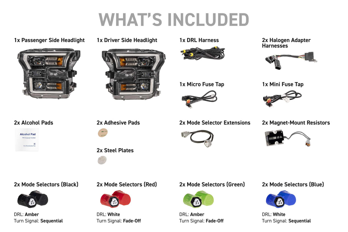XB Evo Headlights: 15-17 Ford F-150 / 17-20 Raptor (Set) - Headlights (Image 3 of 6)
