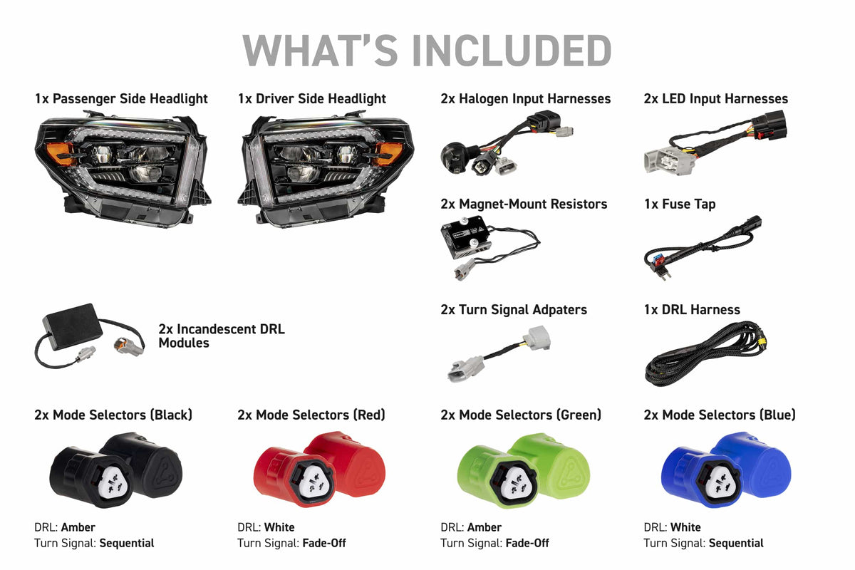 XB Evo Headlights: 14-21 Toyota Tundra (Set) - Headlights (Image 3 of 6)