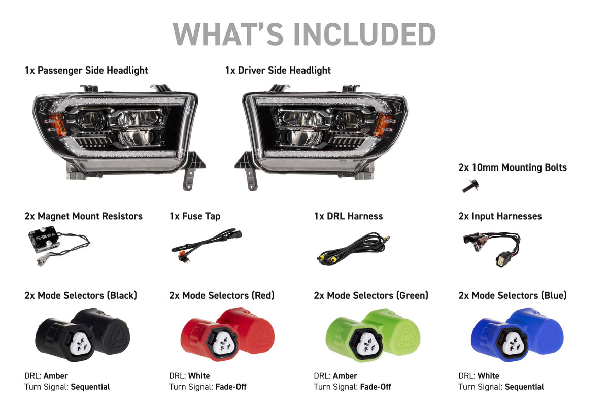 XB Evo Headlights: 07-13 Tundra / 08-17 Sequoia (Set) - Headlights (Image 3 of 6)