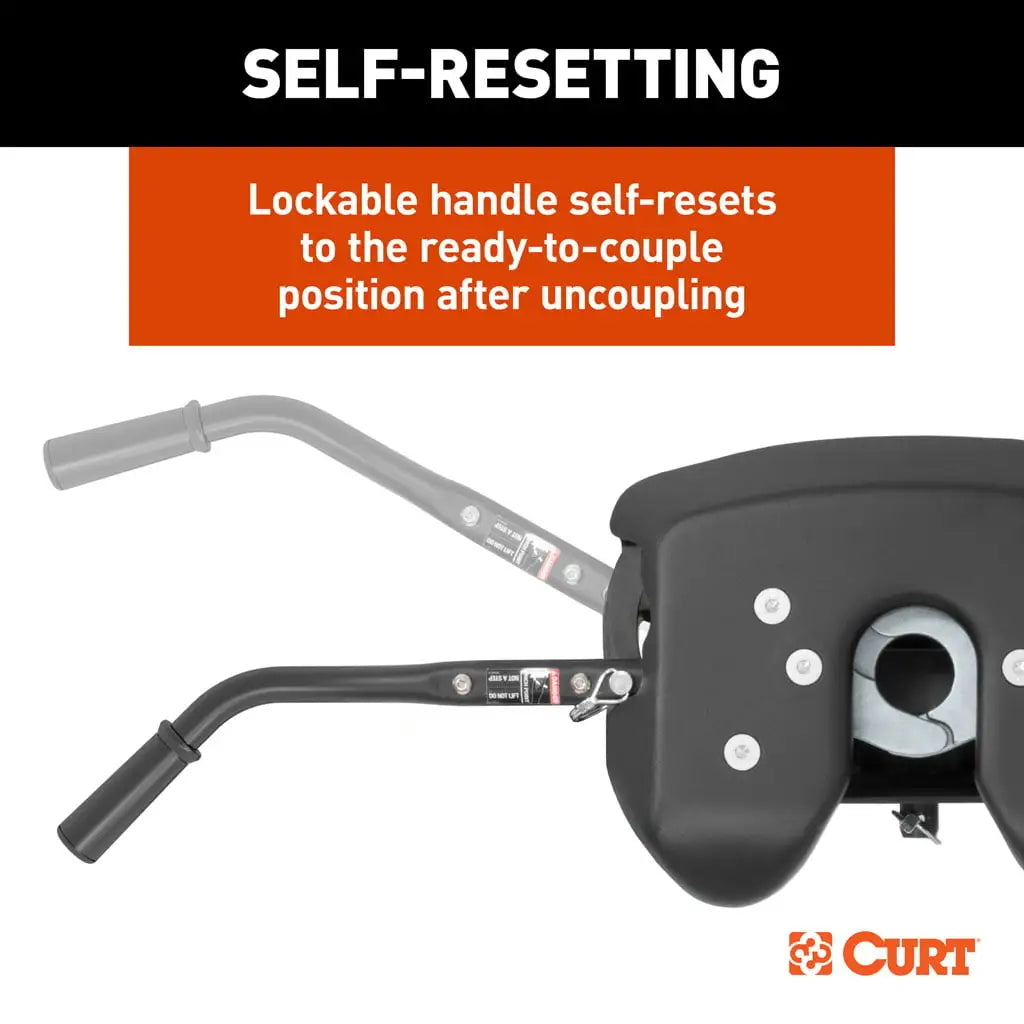 CURT 16551 A25 Sliding 5th Wheel Hitch, 25,000 lbs.
