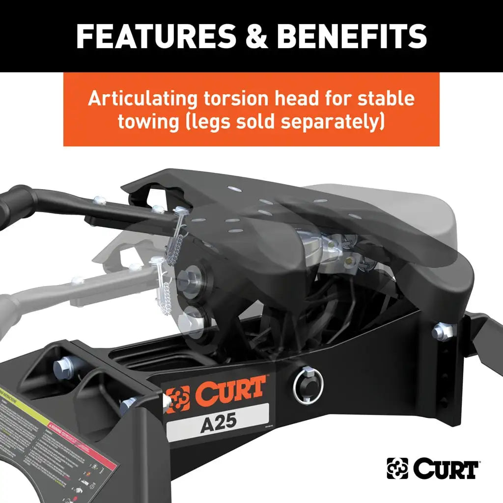 CURT 16580 A25 5th Wheel Hitch Head