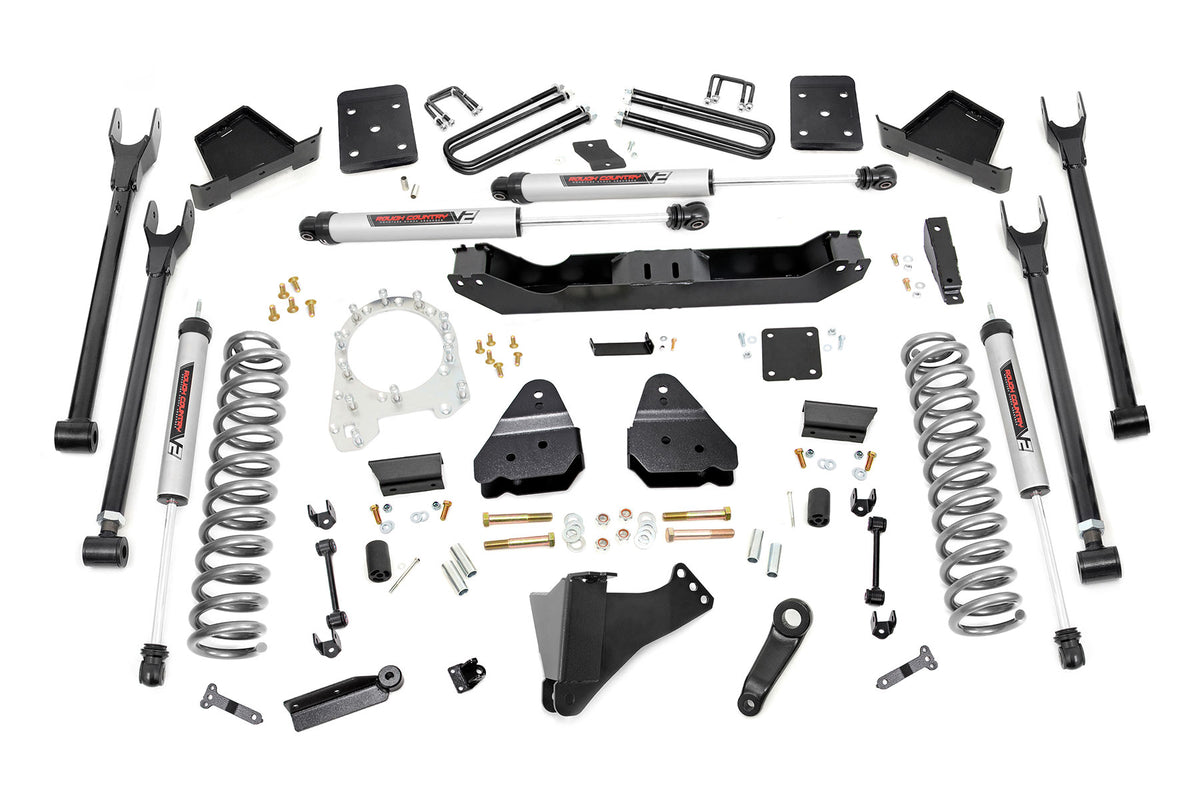 6 Inch Lift Kit | Diesel | 4 Link | V2 | Ford F-250/F-350 Super Duty (17-22) - Susp Lift Kits 4wd