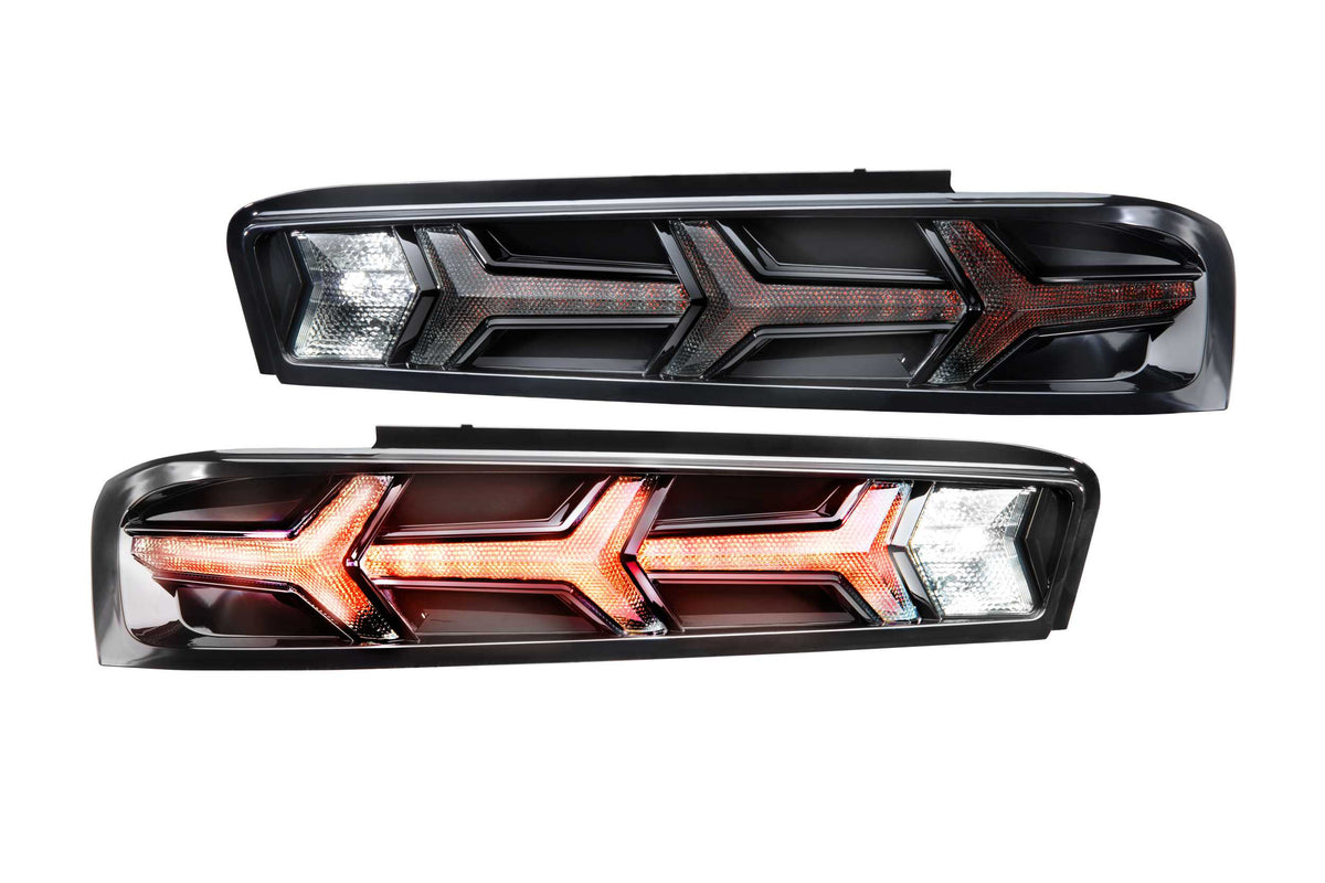 XB LED Tail Lights: Chevrolet Camaro (16-18 / Smoked Lens Lambo / Set) - Tail Lights (Image 1 of 6)