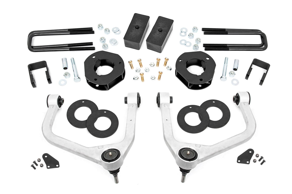 Rough Country 29601 3.5 Inch Lift Kit | Adaptive Ride Control | Chevy/GMC Sierra 1500 (19-24)/Silverado 1500 (19-24) - Image 1