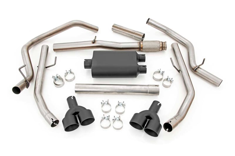 RC Performance Cat-Back Exhaust | 6.2L | 5'8" & 6'6" Bed | Chevy/GMC Sierra/Silverado 1500 (19-26) (manufacturer page)