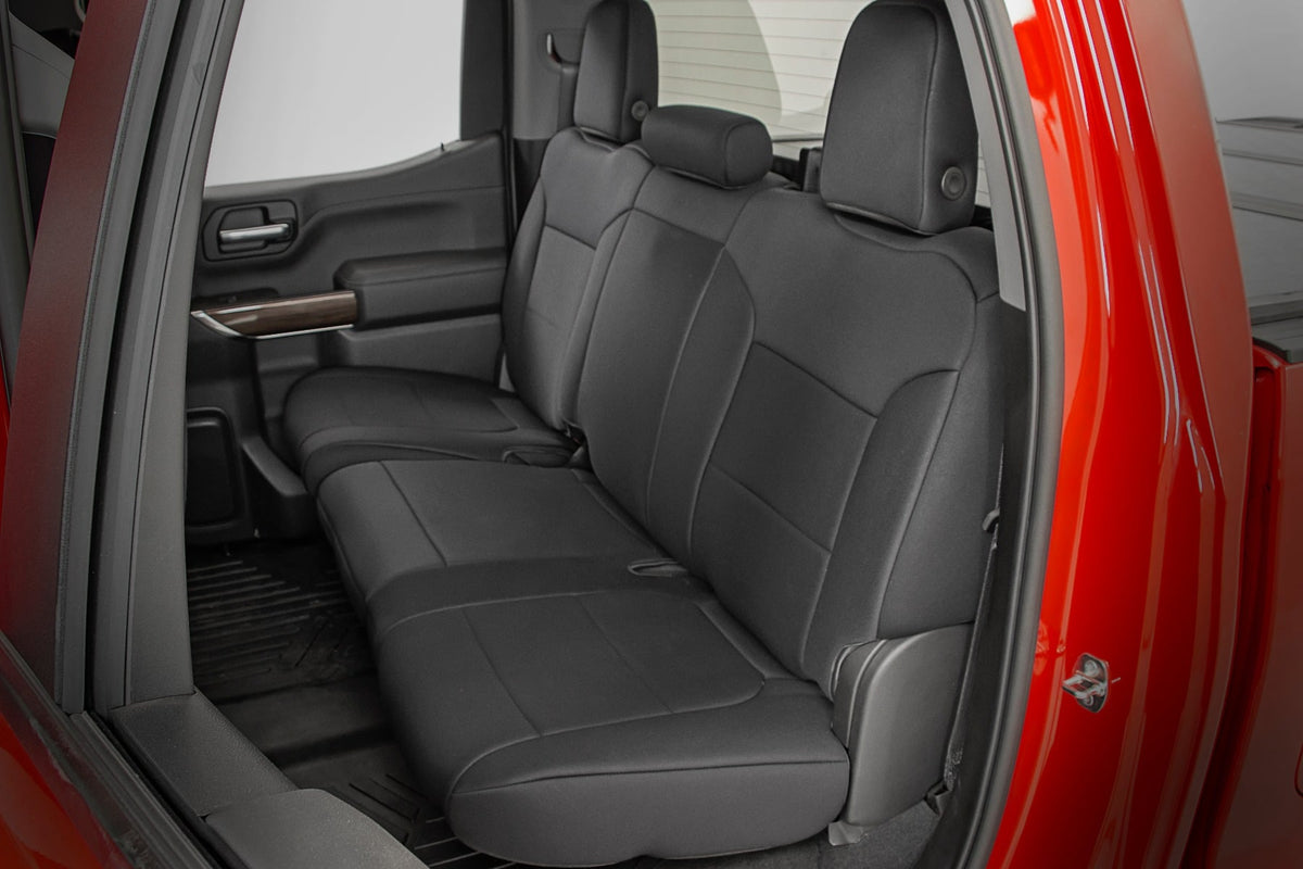 Seat Covers | FR 40/40/20 & RR Arm Rest | Chevy/GMC Sierra 1500 (19-26)/Silverado 1500 (19-26) - Interior & Mats (Image 3 of 3)