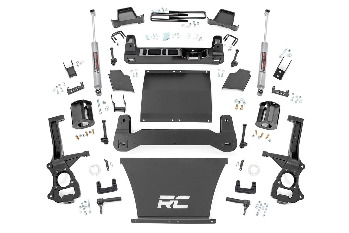 RC 6 Inch Lift Kit | Mono Leaf Rear | Chevy Silverado 1500 4WD (2022-2024) (manufacturer page)