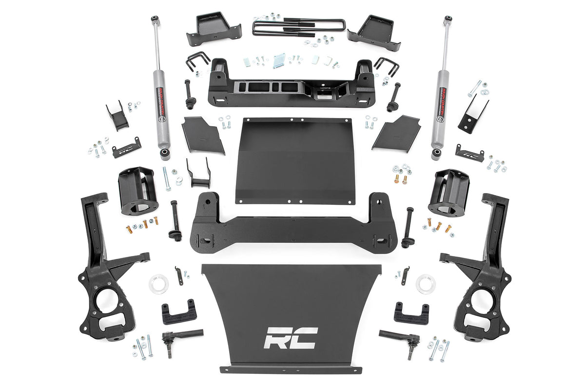 RC 6 Inch Lift Kit | Mono Leaf Rear | Vertex | Chevy Silverado 1500 4WD (22-24) (manufacturer page)