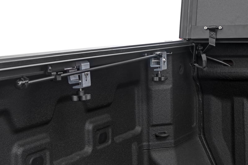 RC Hard Tri-Fold Flip Up Bed Cover | 6'7" Bed | Chevy/GMC Sierra 1500 (19-26)/Silverado 1500 (19-26) (manufacturer page)