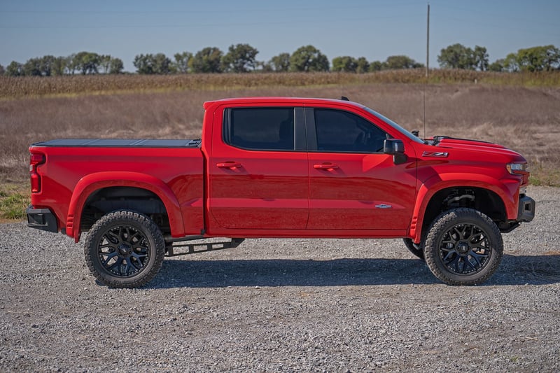 RC Hard Tri-Fold Flip Up Bed Cover | 5'10" Bed | Chevy/GMC Sierra 1500 (19-26)/Silverado 1500 (19-26) (manufacturer page)