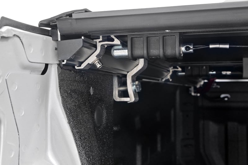 RC Hard Low Profile Bed Cover | 6'7" Bed | Rail Cap | Chevy/GMC 1500/2500HD/3500HD (14-19 & Classic) (manufacturer page)