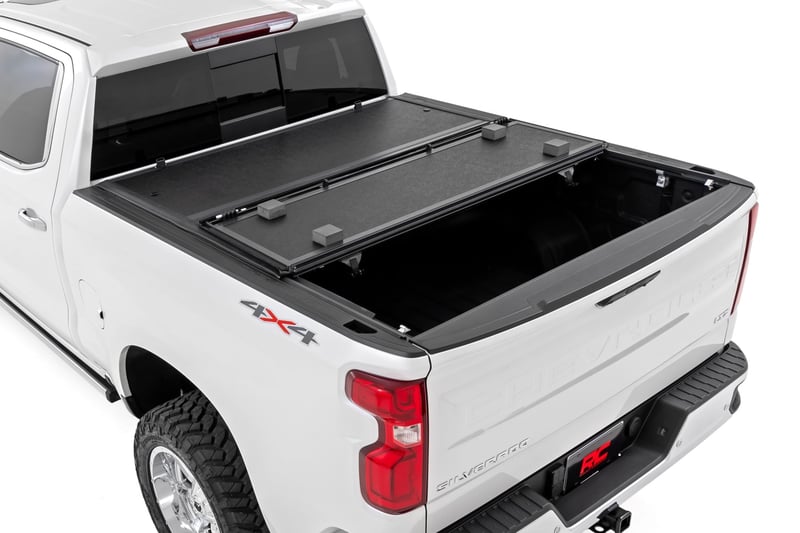RC Hard Low Profile Bed Cover | 6'7" Bed | Chevy/GMC Sierra 1500 (19-26)/Silverado 1500 (19-26) (manufacturer page)