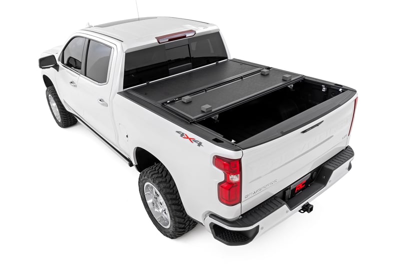 RC Hard Low Profile Bed Cover | 5'10" Bed | Chevy/GMC Sierra 1500 (19-26)/Silverado 1500 (19-26) (manufacturer page)