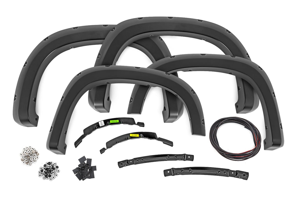 Pocket Fender Flares | GAZ Summit White | Chevy Silverado 1500 2WD/4WD (22-26) - Fender Flares (Image 1 of 5)