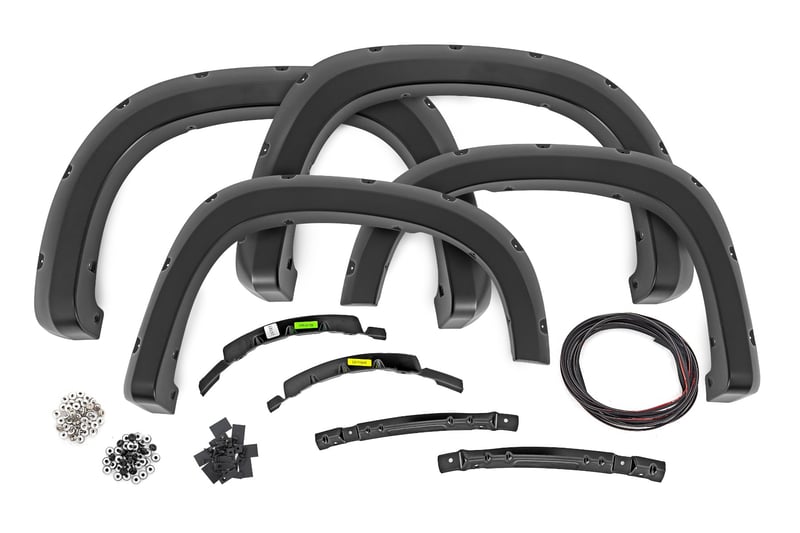 RC Pocket Fender Flares | GAZ Summit White | Chevy Silverado 1500 2WD/4WD (22-26) (manufacturer page)