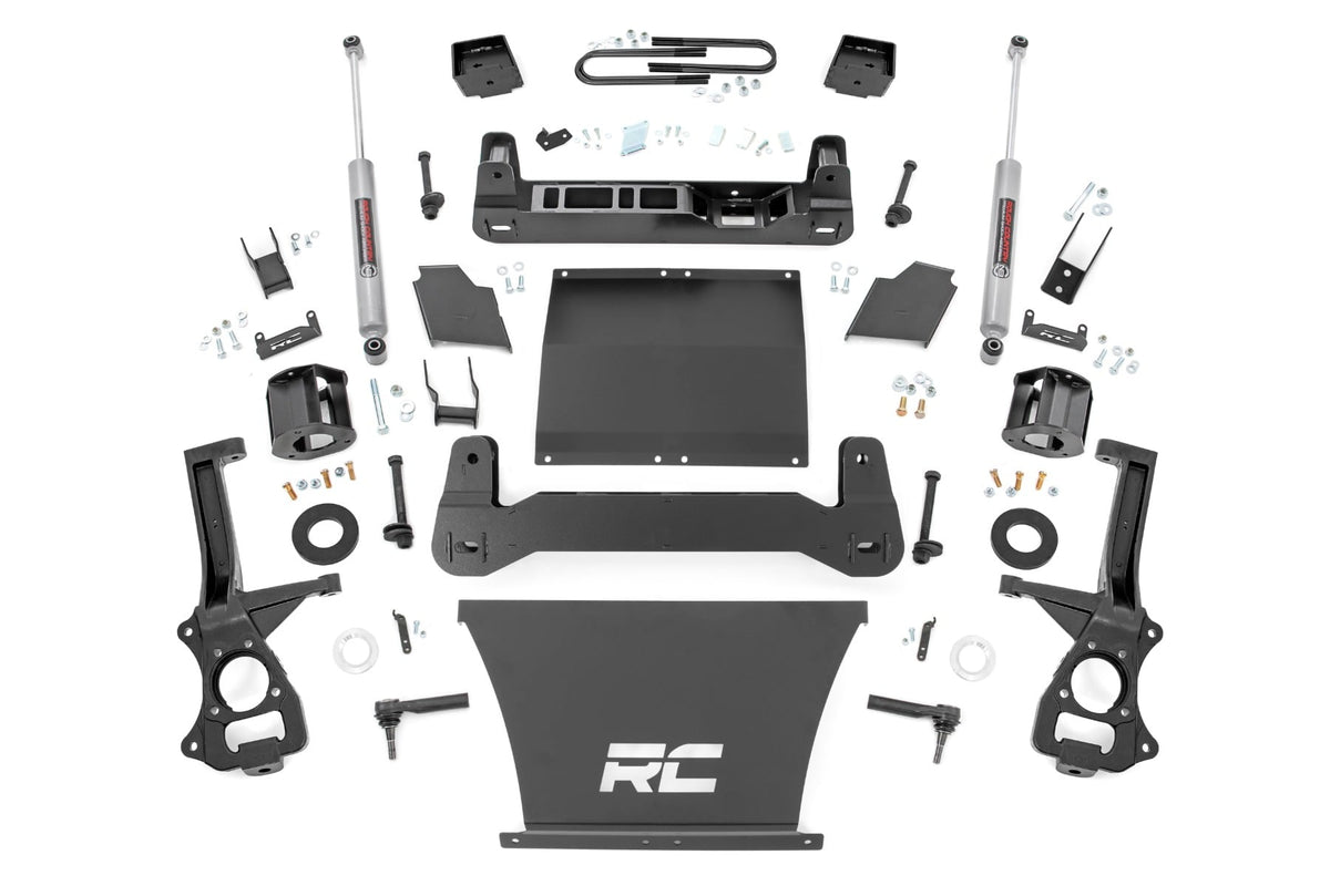 6 Inch Lift Kit | Mono Leaf Rear | N3 | GMC Sierra 1500 2WD/4WD (2019-2024) - Susp Lift Kits 4wd (Image 1 of 5)