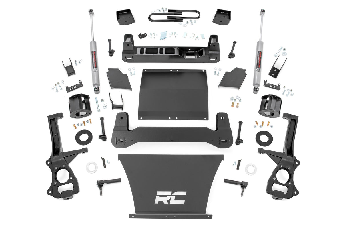 6 Inch Lift Kit | Mono Leaf Rear | N3 | GMC Sierra 1500 2WD/4WD (2019-2024) - Susp Lift Kits 4wd (Image 1 of 5)