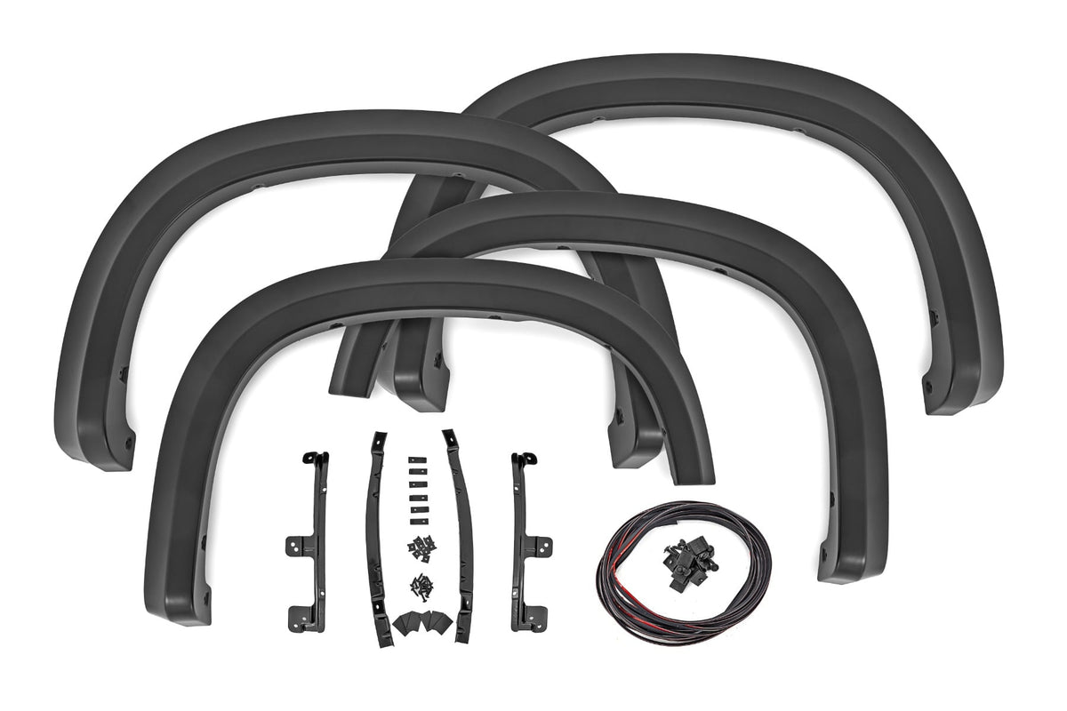 Sport Fender Flares | GBA Black | Chevy Silverado 1500 2WD/4WD (2019-2026) - Fender Flares (Image 1 of 6)