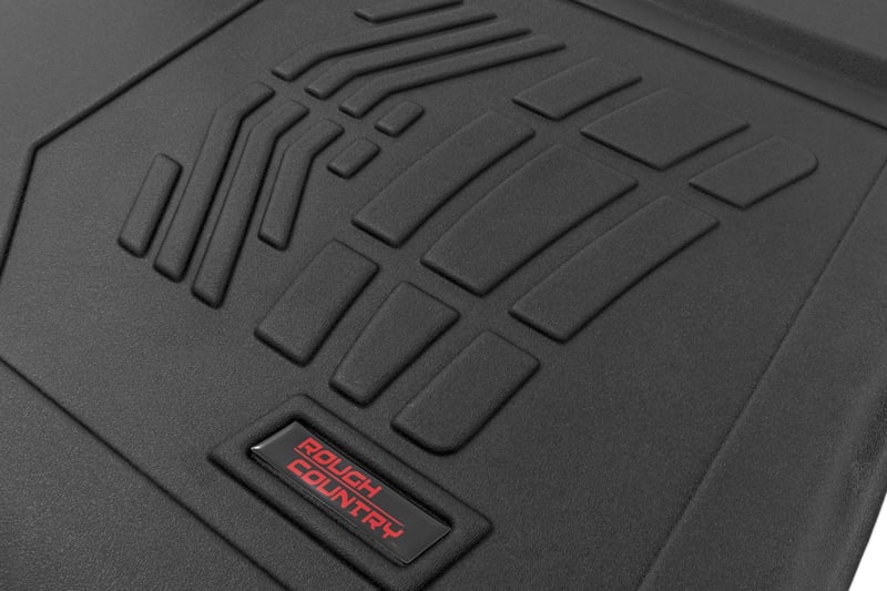 RC Sure-Fit Floor Mats | FR & RR | FR Over Hump | Crew | Chevy/GMC 1500/2500HD/3500HD (19-26) (manufacturer page)