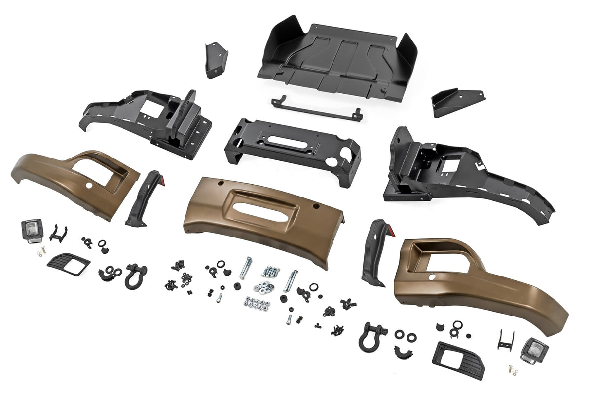 Rough Country 13006-GXN Bumper Cover | GXN Harvest Bronze | Chevy Silverado 1500 2WD/4WD (2023-2026) - Studio View 6