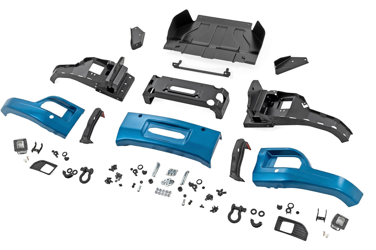 Rough Country 13006-GXP Bumper Cover | GXP Lakeshore Blue | Chevy Silverado 1500 2WD/4WD (2023-2026) - Studio View 6