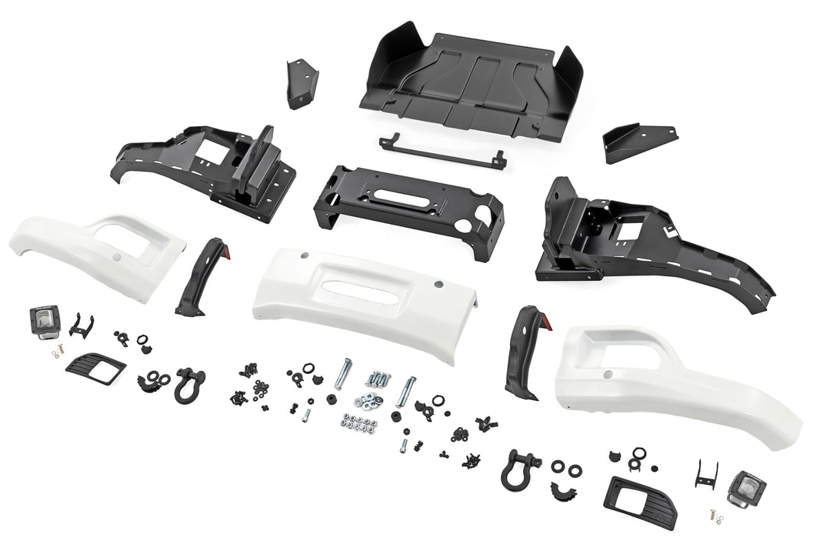Rough Country 13006-GAZ Bumper Cover | GAZ Summit White | Chevy Silverado 1500 2WD/4WD (2023-2026) - Studio View 6