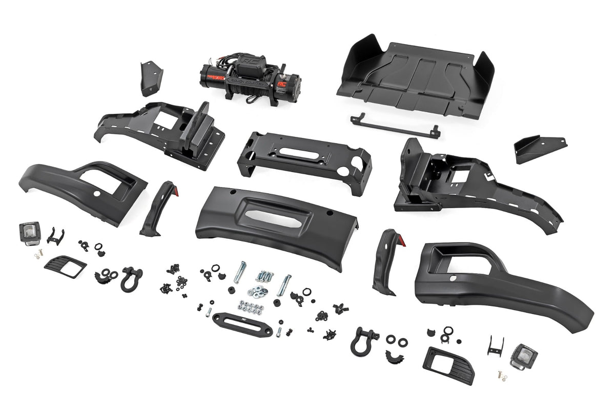 Front FXS Bumper | 12000S | GB8 Mosaic Black | Chevy Silverado 1500 (23-26) - Bumpers (Image 6 of 6)