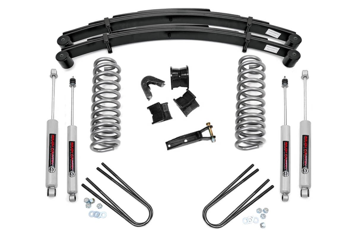 4 Inch Lift Kit | Rear Springs | Ford F-100/F-150 4WD (1977-1979) - Susp Lift Kits 4wd