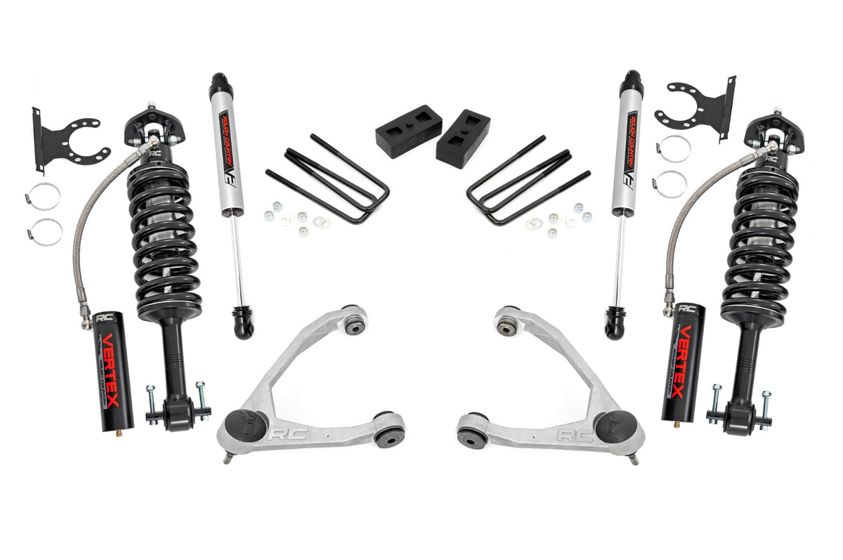 Rough Country 19857 3.5 Inch Lift Kit | Forged UCA | Cast Steel | Vertex/V2 | Chevy/GMC 1500 (07-13) - Image 2