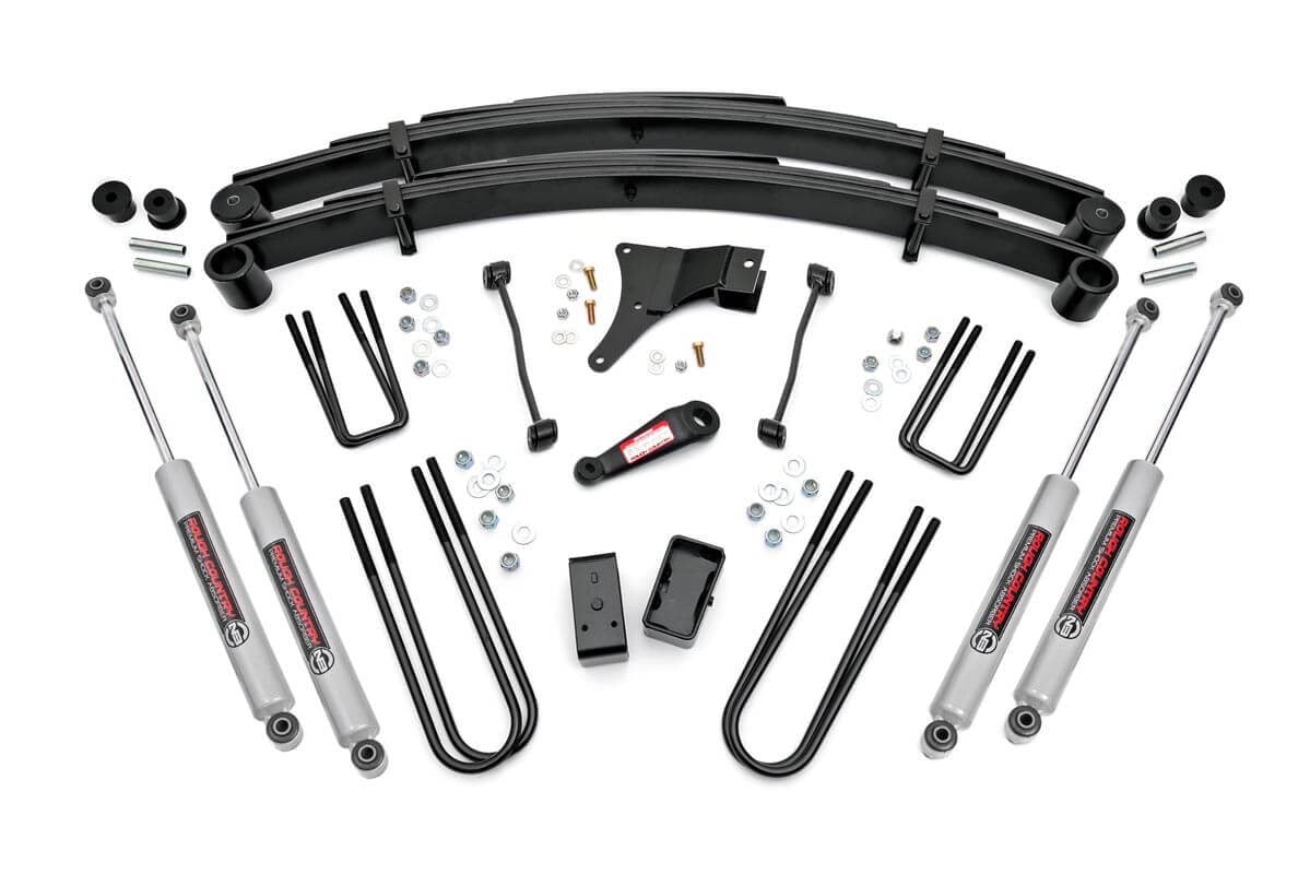 4 Inch Lift Kit | Rear Blocks | Ford F-250/F-350 Super Duty 4WD (1999) - Susp Lift Kits 4wd (Image 1 of 2)
