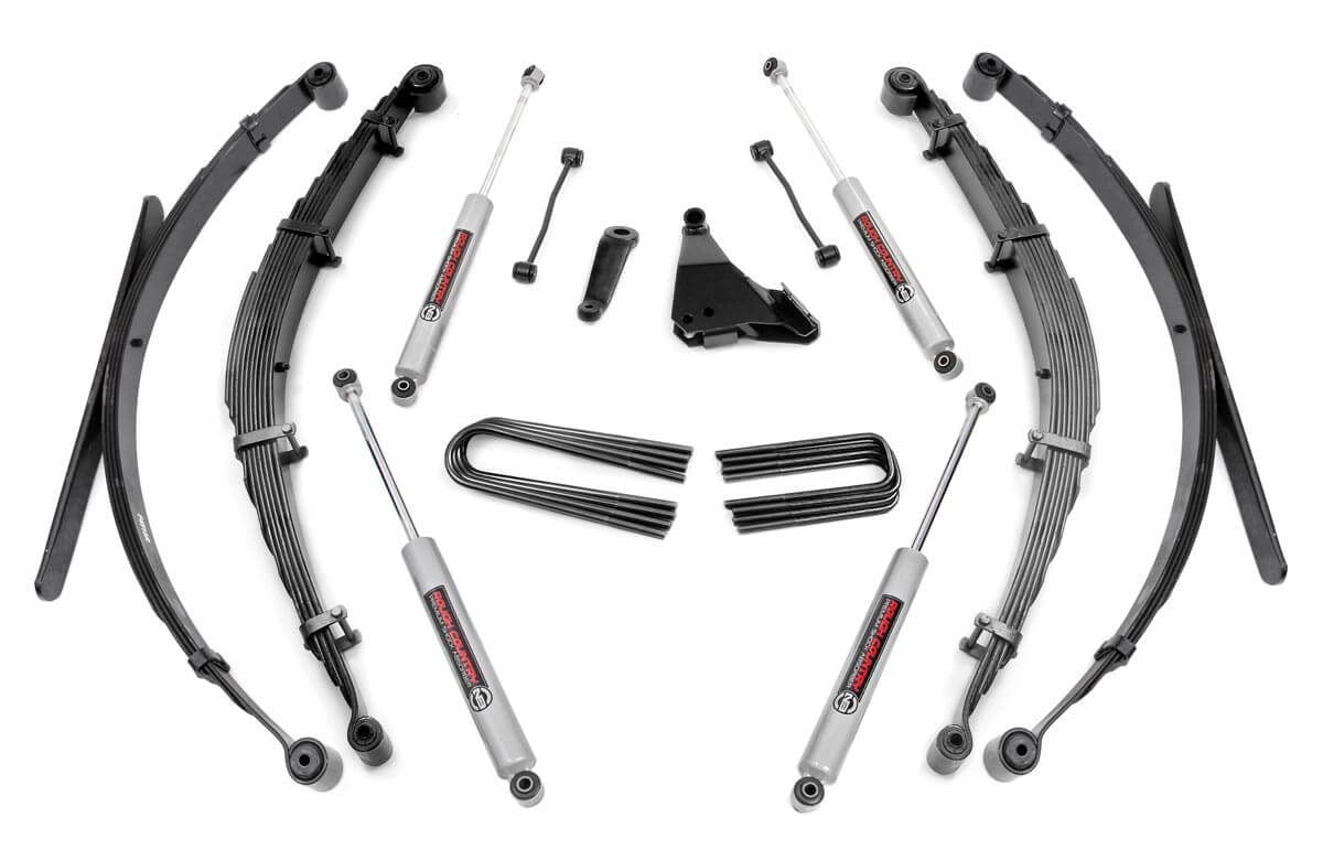 Rough Country 49230 6 Inch Lift Kit | Rear Springs | Ford F-250/F-350 Super Duty 4WD (1999) - Image 1