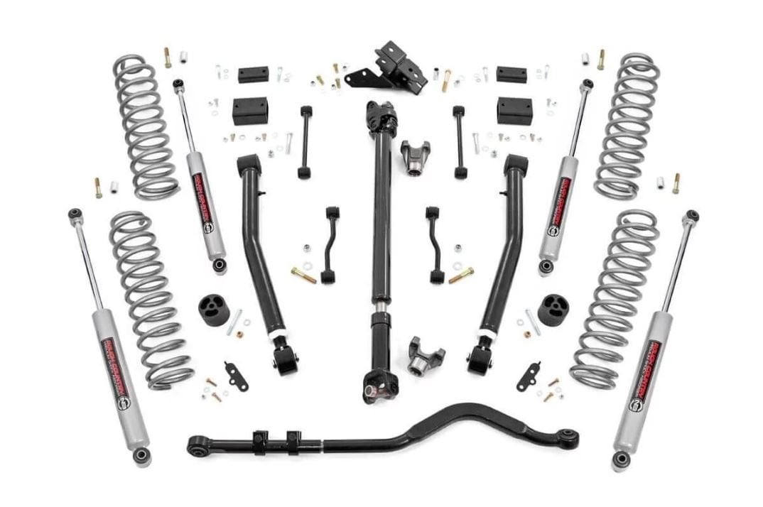 RC 3.5 Inch Lift Kit | Adj Lower | FR D/S | M1 | Jeep Wrangler Unlimited (18-23) (manufacturer page)