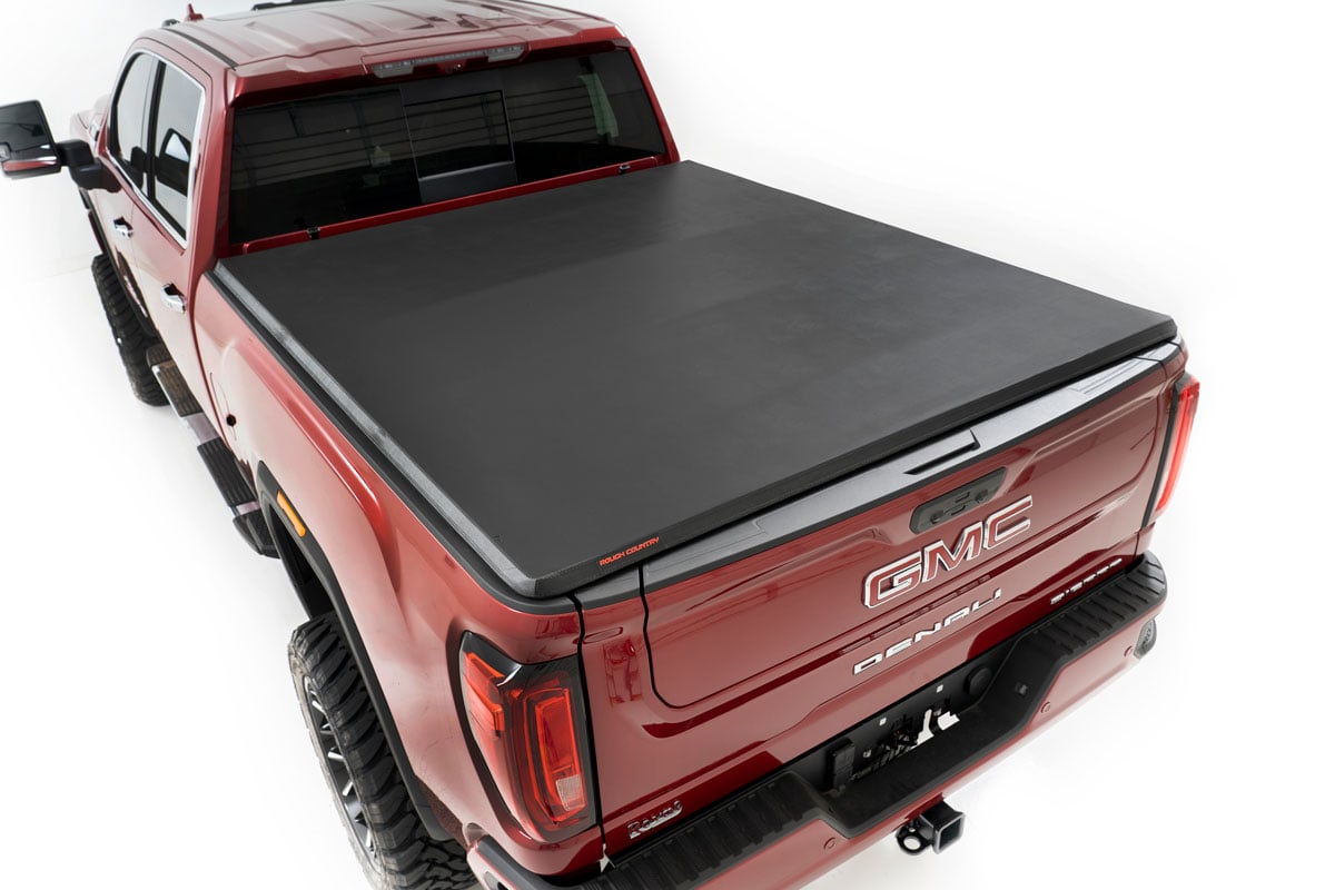 Soft Tri-Fold Bed Cover | 6'9" Bed | Chevy/GMC 2500HD/3500HD (20-26) - Bed Covers (Image 2 of 2)