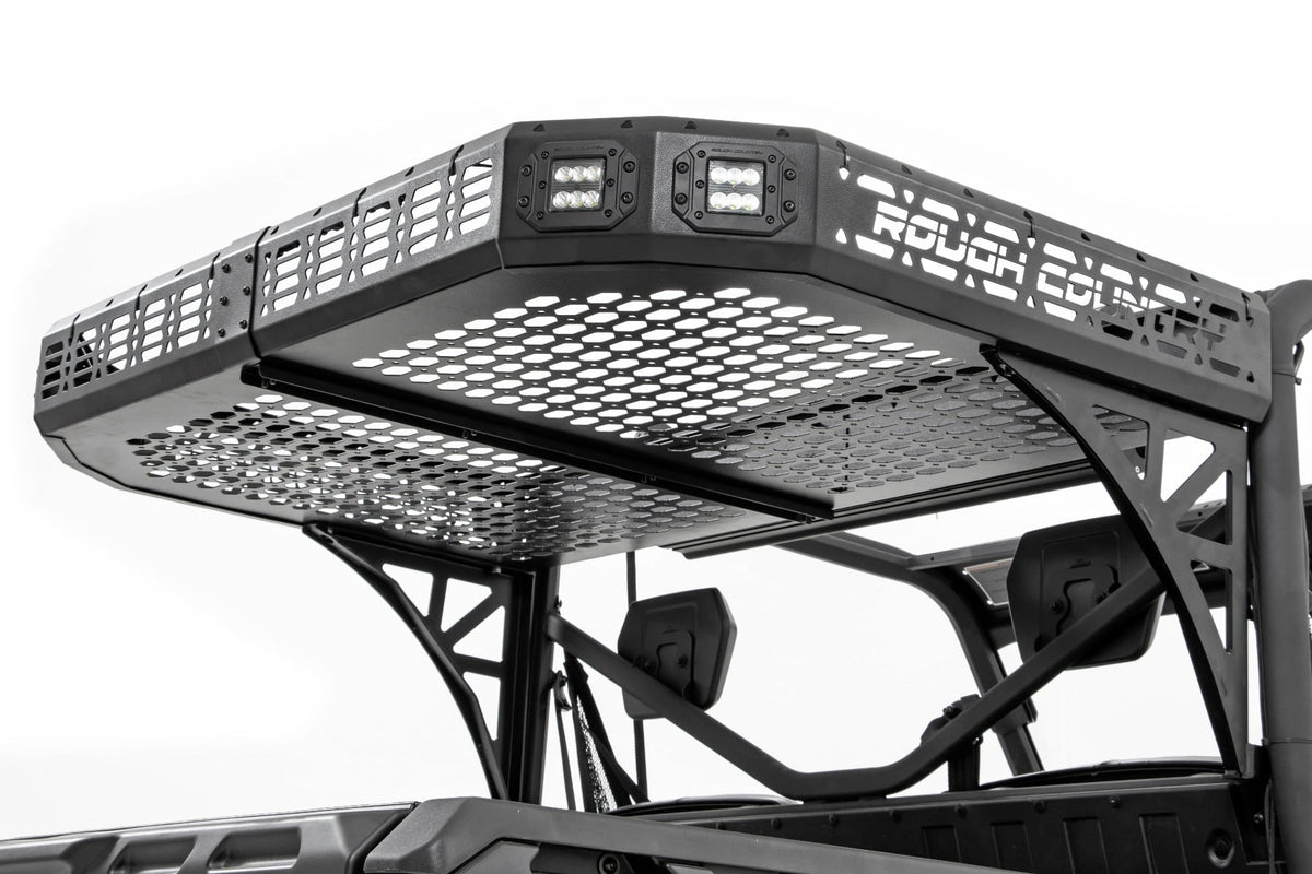 Cargo Rack | Dual 2" Black LED Pairs | Flush Mount | Can-Am Defender HD 5/HD 8/HD 9/HD 10 - Cargo Management (Image 1 of 6)