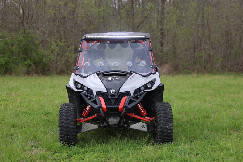 RC LED Light Kit | Front Mount | 40" Black Dual Row | White DRL | Can-Am Commander Max 1000 (manufacturer page)