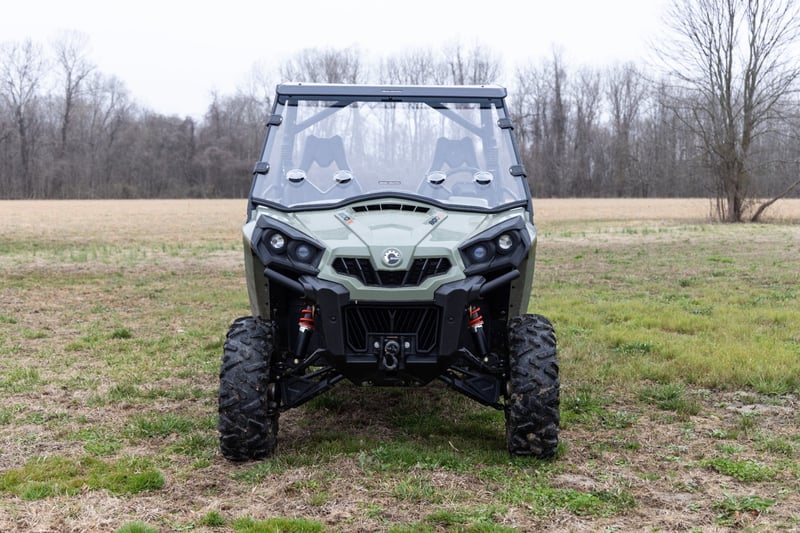 RC Vented Full Windshield | Scratch Resistant | Can-Am Commander Max 1000 (manufacturer page)