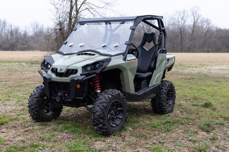 RC Vented Full Windshield | Scratch Resistant | Can-Am Commander Max 1000 (manufacturer page)