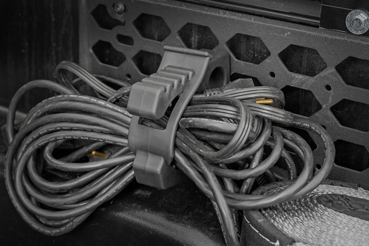 Rubber Molle Panel Clamp Kit | Universal | 5/8" - 1 3/8" | 2-Clamps - Cargo Management (Image 6 of 6)