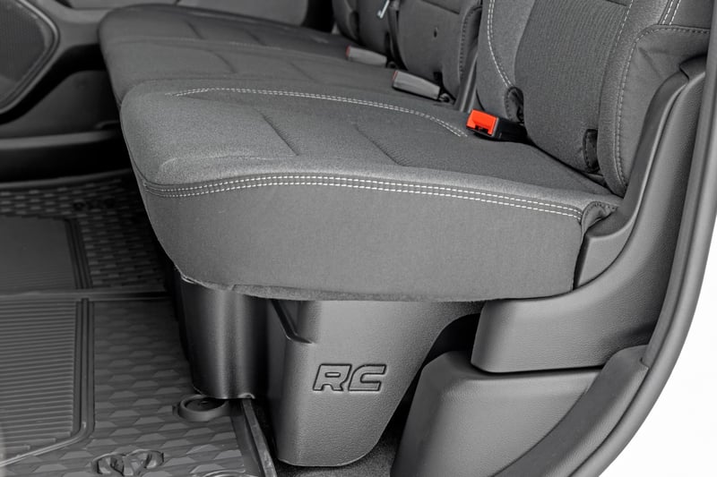 RC Under Seat Storage | Crew Cab | Ram 1500 2WD/4WD (2019-2026) (manufacturer page)