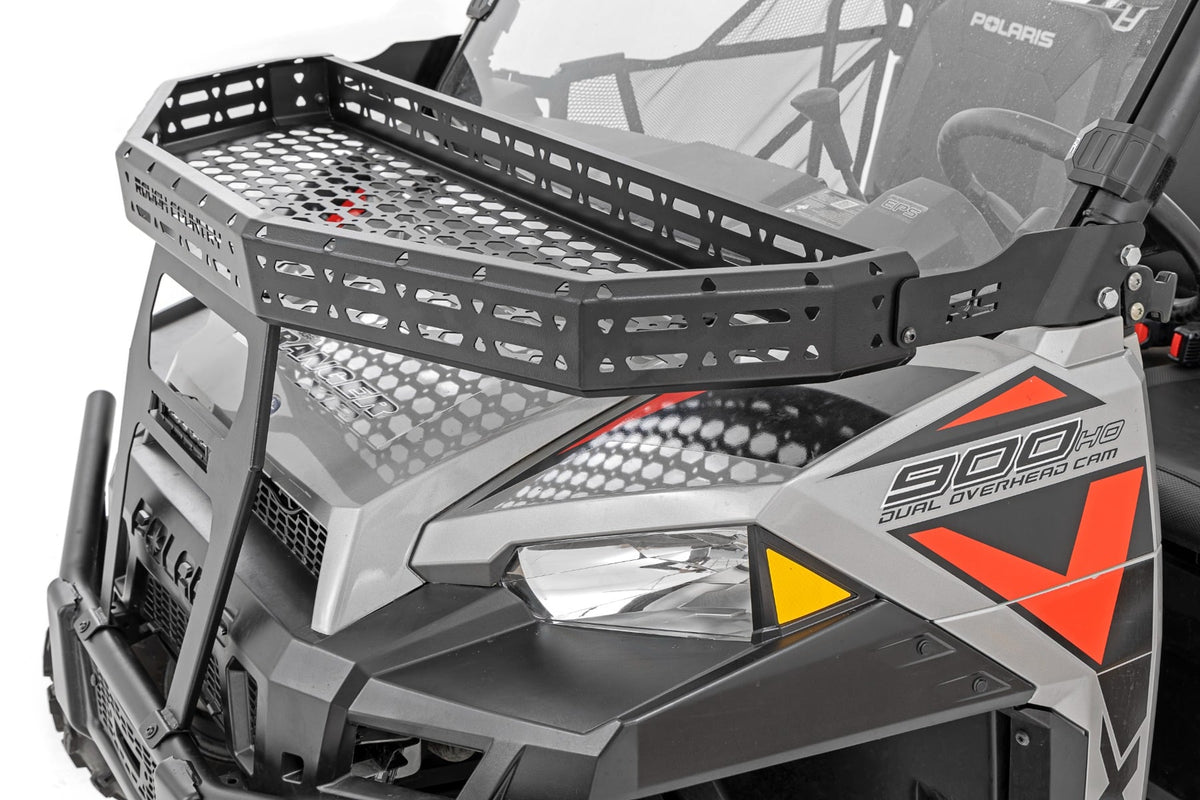 Front Cargo Rack | 6" Black Slimline | Polaris Ranger XP 900/Ranger XP 1000 - Cargo Management (Image 1 of 6)